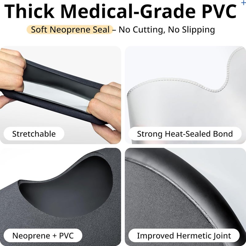 FIGHTECH Waterproof Arm Cast Cover for Shower – Adult Reusable Cast Protector for Broken Arm, Hand, Elbow – Watertight Seal to Keep Bandage or Wound Dry – Latex-Free Soft Cover for Surgery or Injury - Image 3